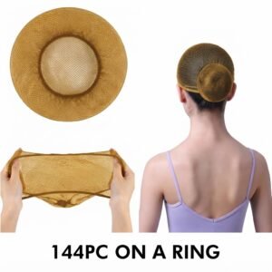 Hair Net Extra Fine Nude 144pc On Ring #109CNUD