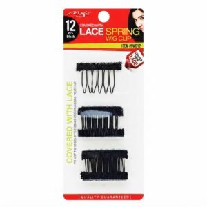 Magic, Lace Spring Wig Clip, Black #SWC12