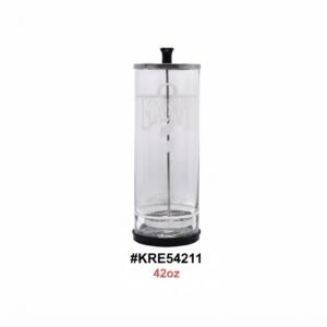 Marvy Clear Glass Sanitiser Disinfectant Jar with Black #KRE54211
