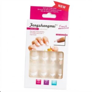 French Manicure Nail Tips - Elegant French Style #NAILART3