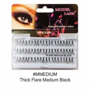 Remy Natural Fashion False Lashes - Thick Flare Medium Black (#MMEDIUM)