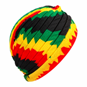 Turban Loose Jamaican Colour in black green yellow and red – 2100JAM
