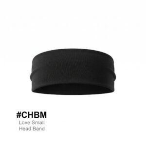 Love Small Head Band Black 12pc Pack #CHBM