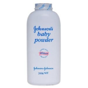 Johnson's Baby Powder 200ml bottle for gentle skin care