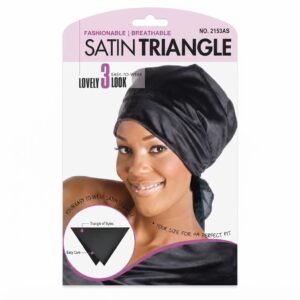 Satin Triangle Hair Wrap - Adjustable #2153AST