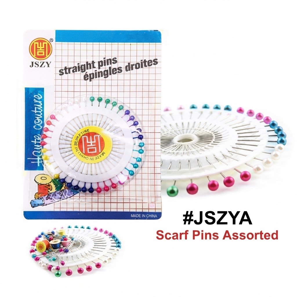 JSZY, Multicolor Scarf Straight Pins #JSZYA