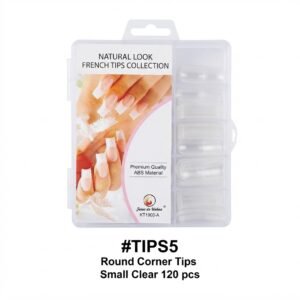 Round Corner Tips - Small Clear 120 in box #TIPS5