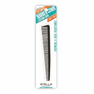 Stella, 7 ยผโ Barber Styling Comb, Black #2444