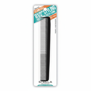 Stella 8.5 Flawless Sectioning Styling Comb Black Smooth #2421