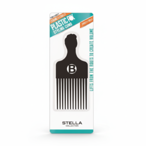Stella Collection Plastic Pik Styling Comb Smooth Finish #2409