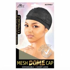 Mesh Dome Cap Expandable Black #M2254BLK