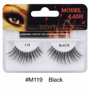 Remy Model Lash Natural False Lashes #M119 (Black)