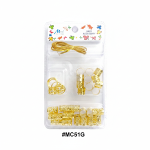 Murry Collection, Gold Filigree Ring & Tube Hair #MC51G