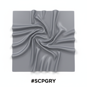 Premium Grey Satin Bonnet Head Wrap for Hair Protection #SCPGRY