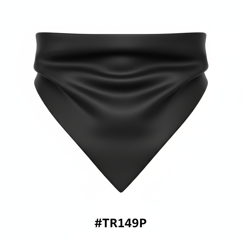 Triangle Hair Scarf - Black #TR149P