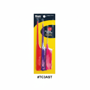 Magic Quality Styling Comb Set - Assorted Colours #TC3AST