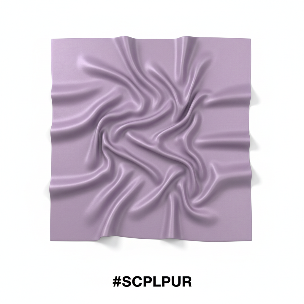 Premium Light Purple Satin Bonnet Head Wrap 90×90 #SCPLPUR
