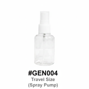 Travel Size Spray Pump Bottle #GEN004