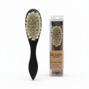 Black Ice Soft Horse Tail Hair Beard Brush #BIC208SH