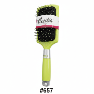 Cecilia Combs Paddle Hair Brush Lime Green #657