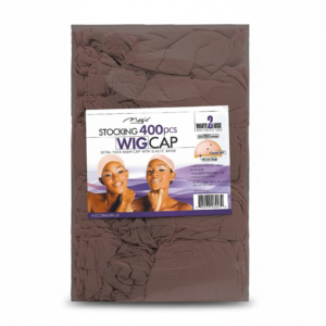 Wig Cap Brown Stocking 400pcs Box - Extra Thick #1402BRO
