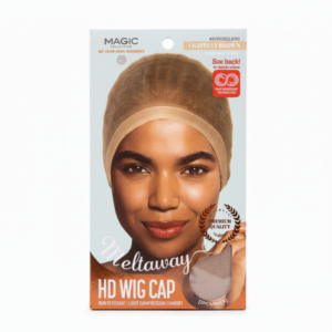 Magic Collection Meltaway HD Wig Cap, Light Brown, 2pcs #BYOG302LBRO