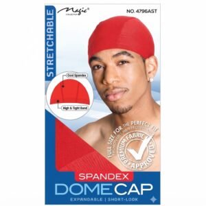SPANDES DOME CAP in assorted colours for men's hair protection