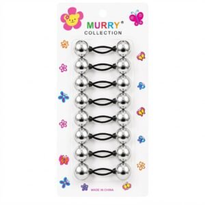 Murry Collection Bubble Silver Hair Bubbles in a pack
