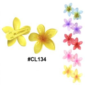 Jawa Hair Clip Flower Style Mix Color - Assorted floral hair clips