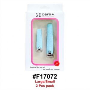S-D Care+ Nail Clipper Set in Mix Colour, 2 Pieces