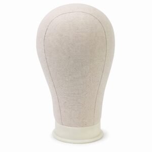 Beige Display Head for Wig and Hair Styling