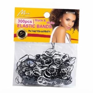 Murry Collection Elastic Bands in Black & White