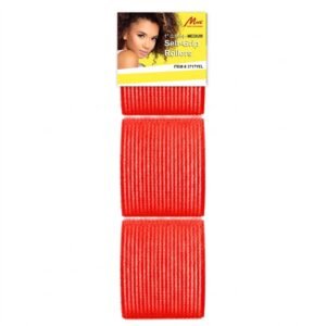 Murry Self Gripping Rollers Jumbo Red 7.5cm for effortless curls and volume
