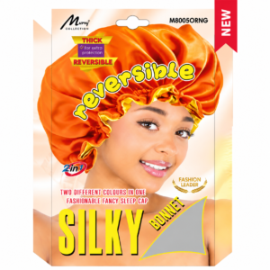 Double Sides Jumbo Cap Orange With Free Pony for hair care