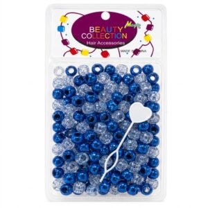 Metallic Bead Royal Large Pack in vibrant colours for hair styling