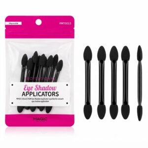 Magic Collection Eye Shadow Applicators in Black, pack of 10.