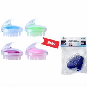 Vibrant assorted colours Shampoo Brush Mix Color for scalp massage and hair care