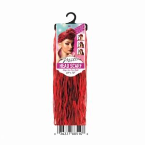Matti Head Scarf in vibrant red colour, perfect for stylish hair wraps