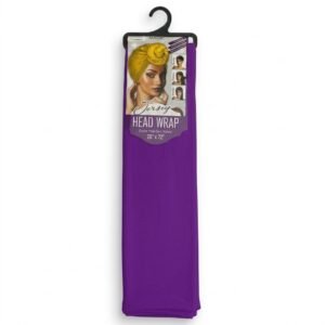 Stretch Jersey Head Scarf in purple for stylish hair wrapping