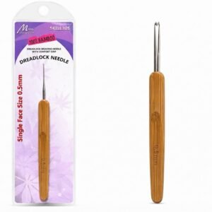 Murry Collection Single Face Dreadlock Needle 0.5mm in natural bamboo