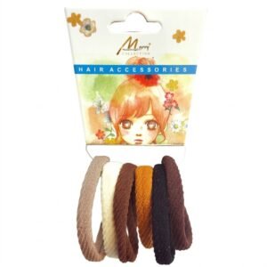 Murry Collection Brown Mix Colour Hair Pony Set of 6