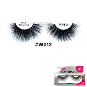 Winko 5D 30mm Silky Mink eyelashes showcased on a display