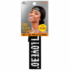 Edge Band Love Style elastic band with velcro fastening for stylish hair management