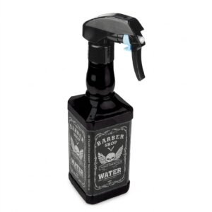 Black Retro Barber Hair Spray Bottle #WS5BLK