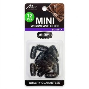 Murry Collection Mini Hair Extension Snap Clips #S1212BLK