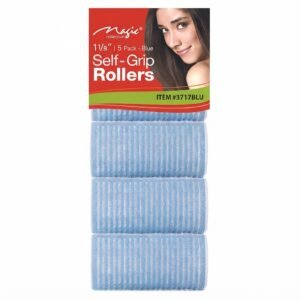 Magic Collection Self-Gripping Rollers in Blue, 1 1/8 inches
