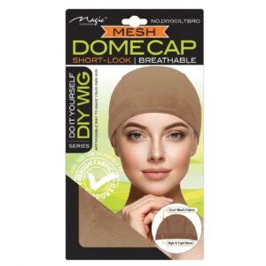 Magic Collection Light Brown Mesh Dome Cap for DIY Wigs