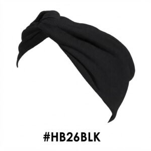 Murry Collection Tie Wide Head Band in Black