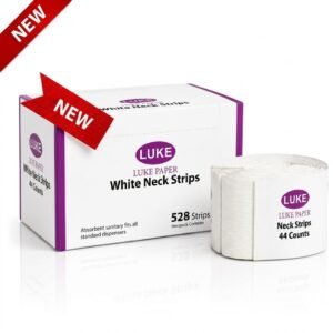 Luke Wrap It White Neck Strip for salon use