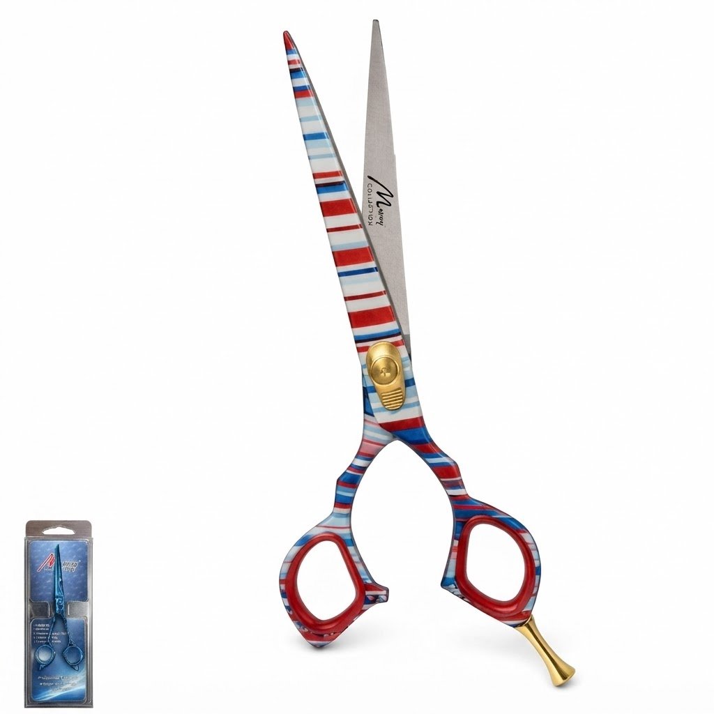 Barber Pole Print Scissor #B1040